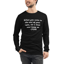 Load image into Gallery viewer, Tie a higher knot. Unisex Long Sleeve Tee - Dark Sky Market