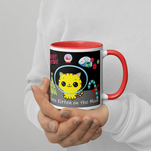 Christmas Edition Space Kitten Mug